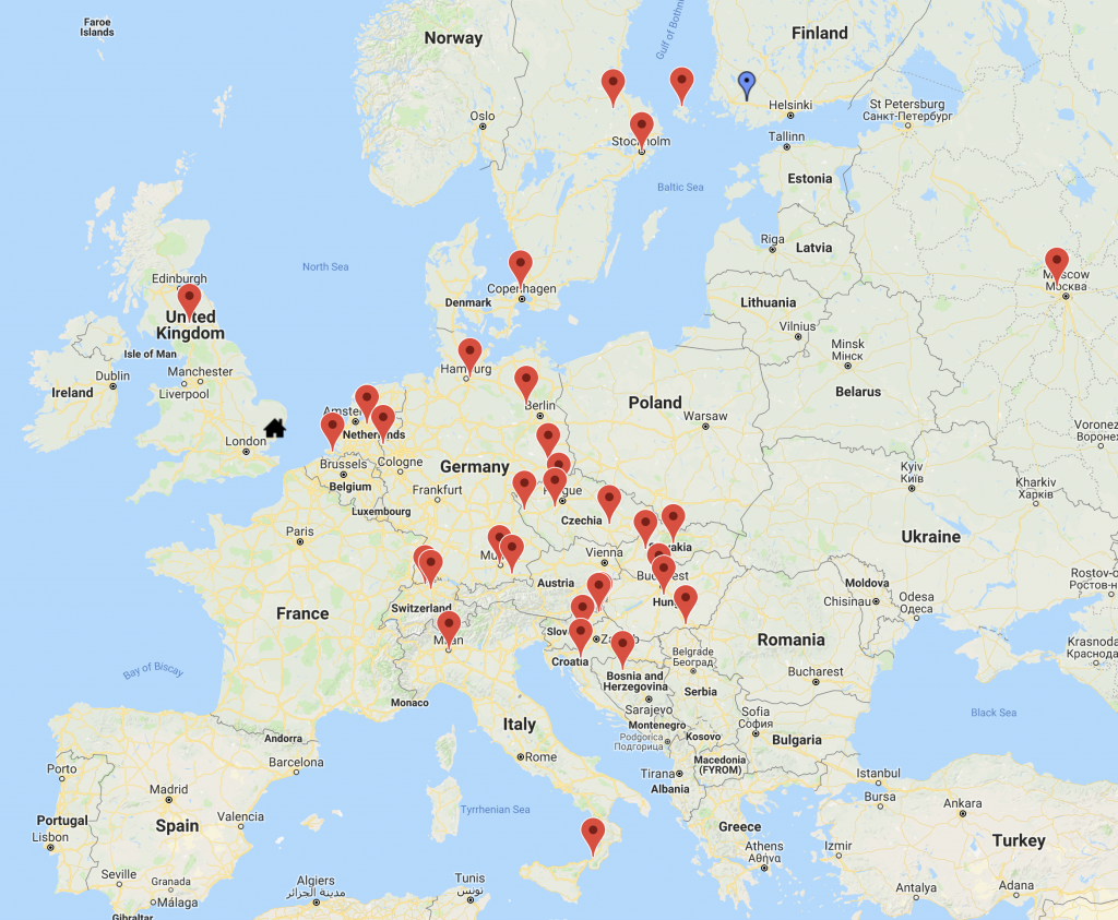 QSOs made during the 2018 Stew Perry (Big Stew) contest